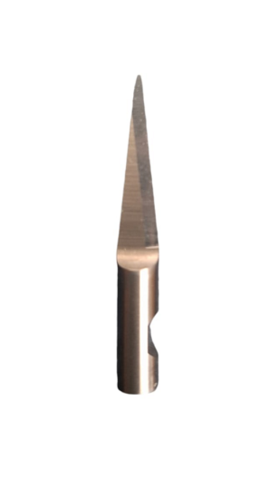 Carbide Oscillating knife blade with 6mm shank and 25 mm cutting edge length